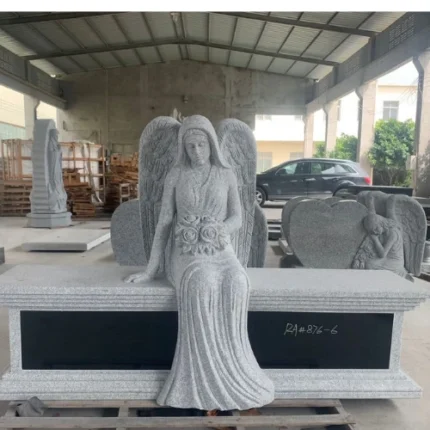 Absolute Black Granite Angel Set